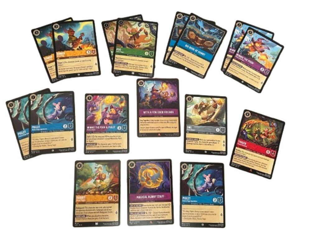 DISNEY LORCANA Attack of the Vine Card Lot Winnie the Pooh & Friends